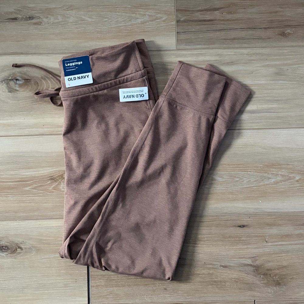 Old Navy Mauve Cloud Comfy high rise jogger leggings size L